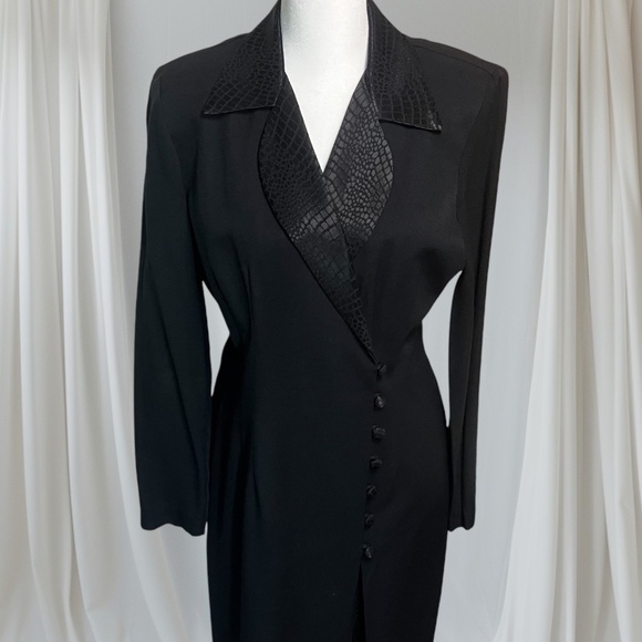 VINTAGE Women's Fattaneh Bahari Long Blazer Size 6 Made in USA - Picture 1 of 11